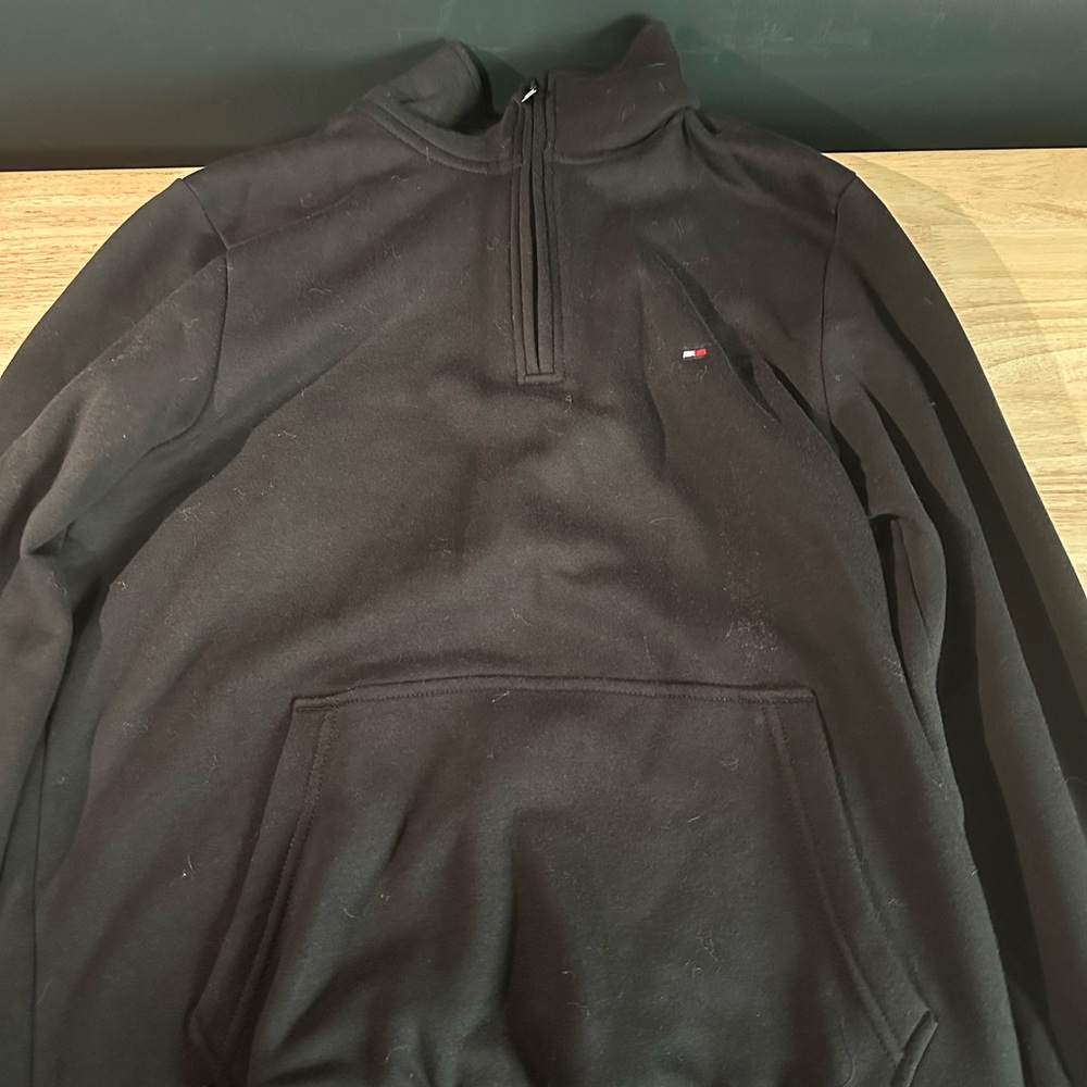 Tommy Hilfiger Black Half-Zip Pullover